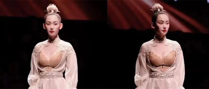 姑娘，你这衣服是不是穿反了？