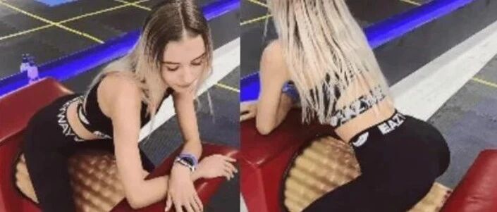 这姑娘让普通的仪器变得情趣了