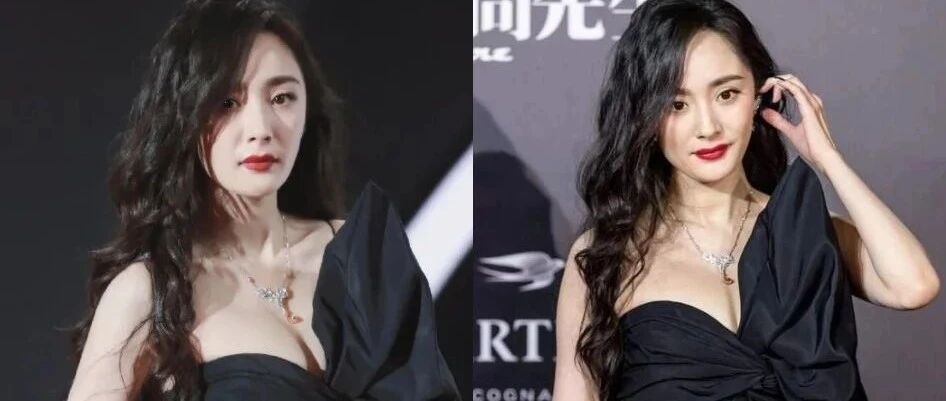 杨幂蝴蝶结好大，这要是闷死了一定算安乐死