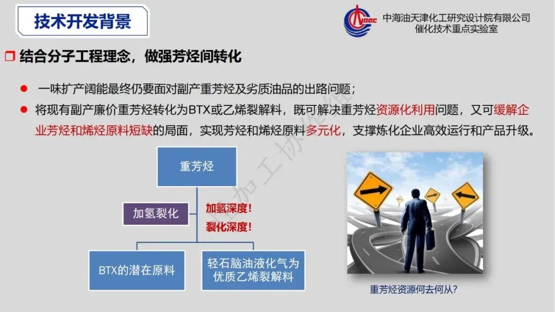 重芳烃馏分高值化利用发展策略的图13