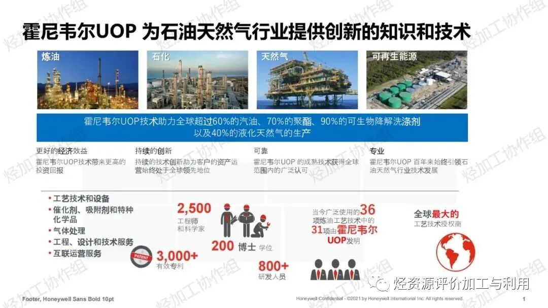 PPT│助力芳烃、烯烃增产——霍尼韦尔UOP催化剂开发和应用进展的图2