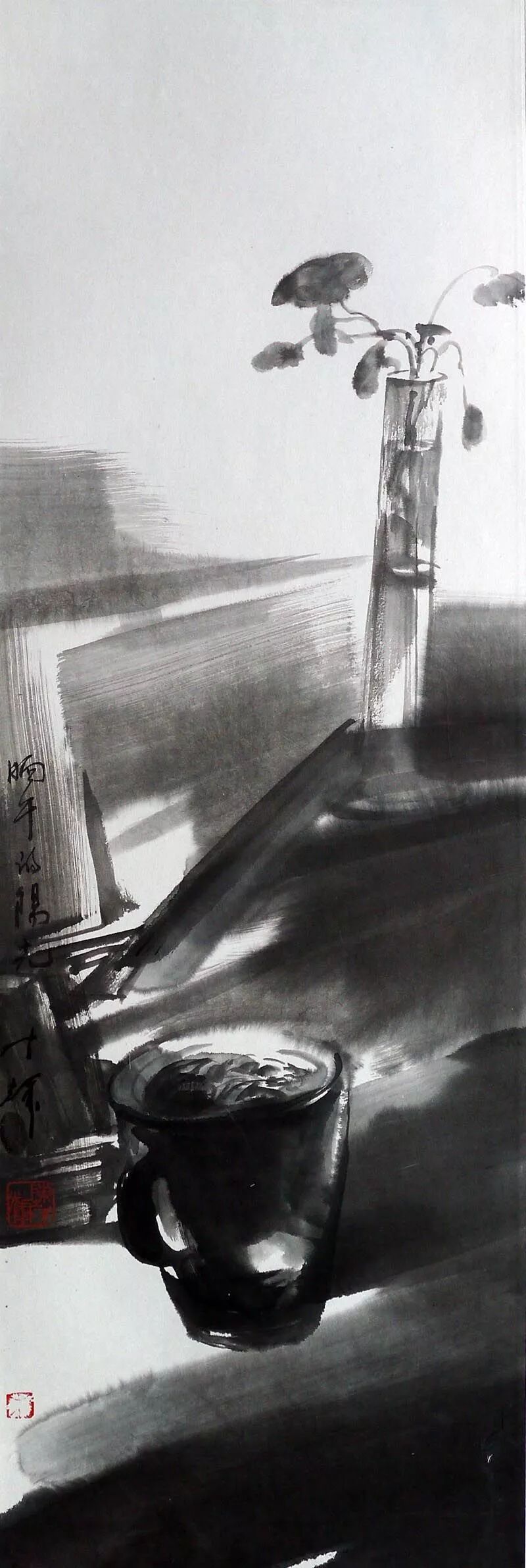 光影墨影交织陈辉的新水墨艺术