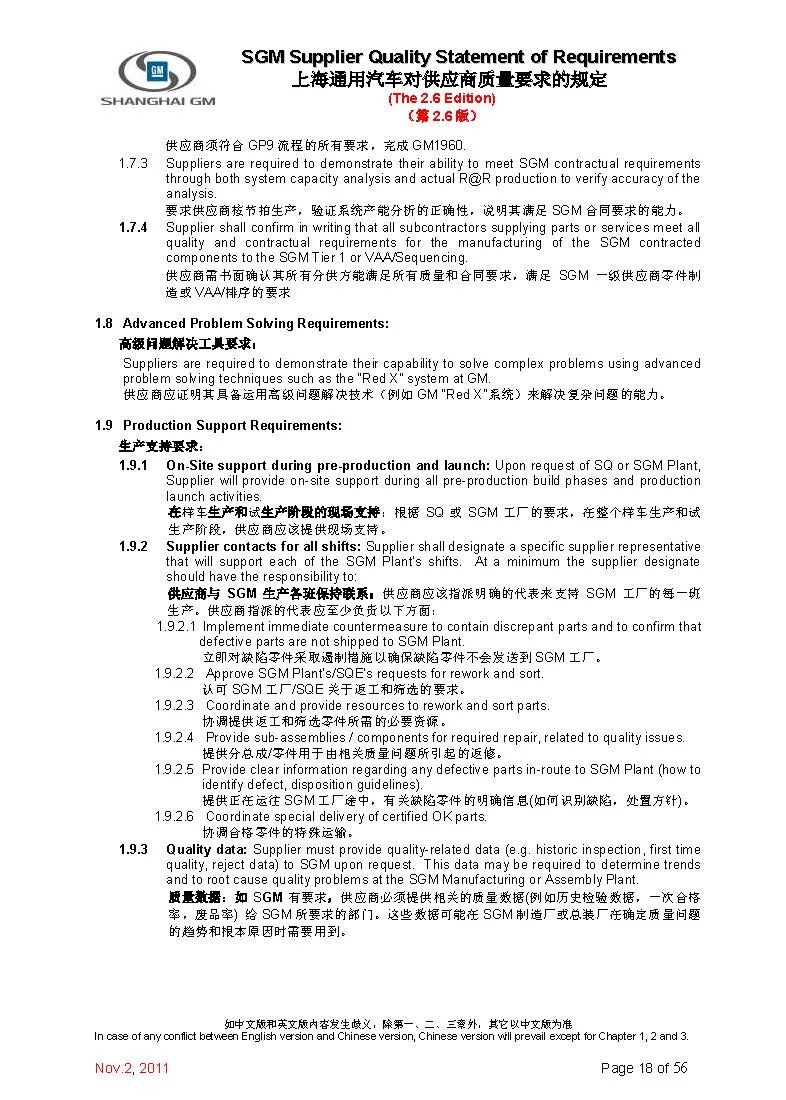 【报告3321】上汽通用对供应商质量要求（52页可下载）的图19