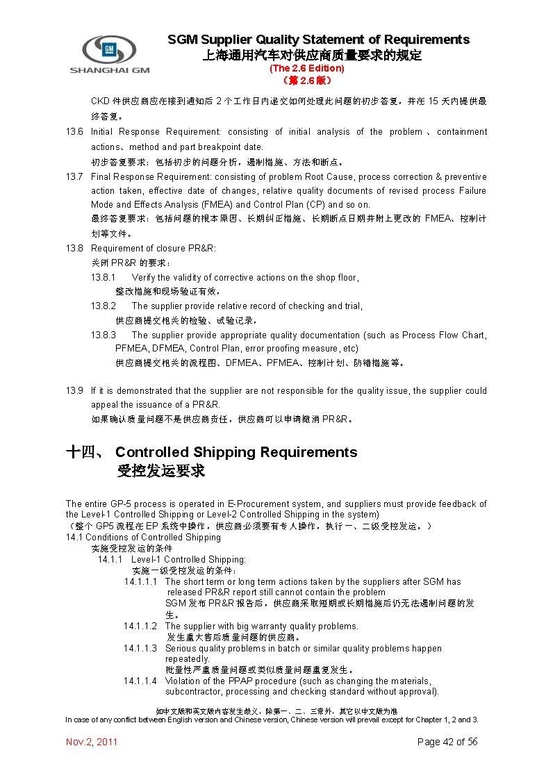 【报告3321】上汽通用对供应商质量要求（52页可下载）的图43