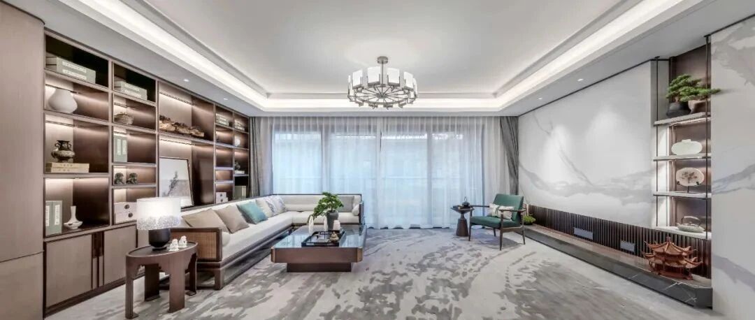 注定要抢！河西新中式高端豪宅马上开盘，进门就被震撼到