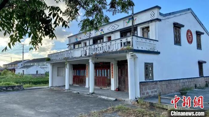 龙港市当地具有特色的民房。　钱晨菲 摄