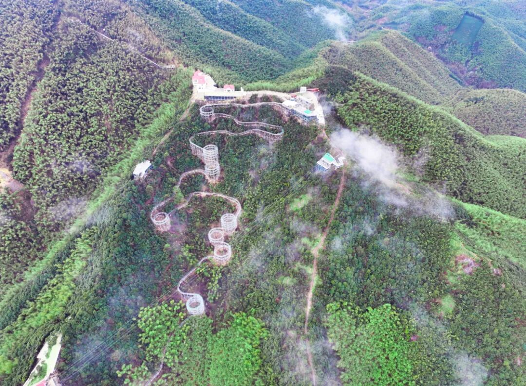 竹林滑道龙吟漂流在德清玩到飞起