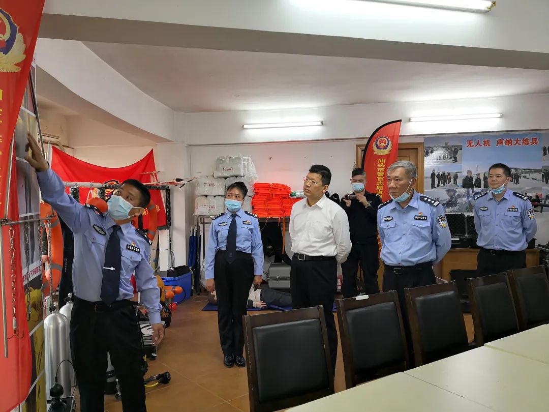 申勇强同志带队检查队伍教育整顿工作