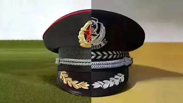 军警岁月他们的身姿挺拔依然头顶的军徽换成了警徽他们的眼神坚定如初