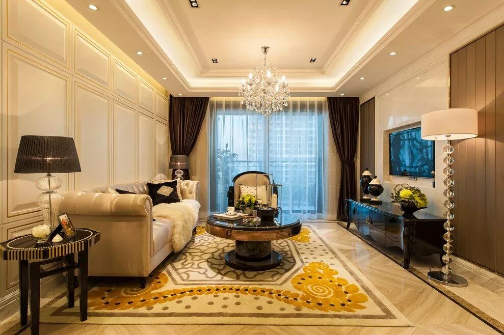 80㎡两居室新古典风装修