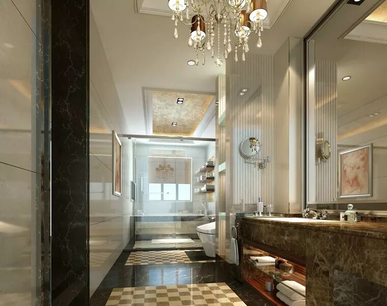 80㎡两居室新古典风装修