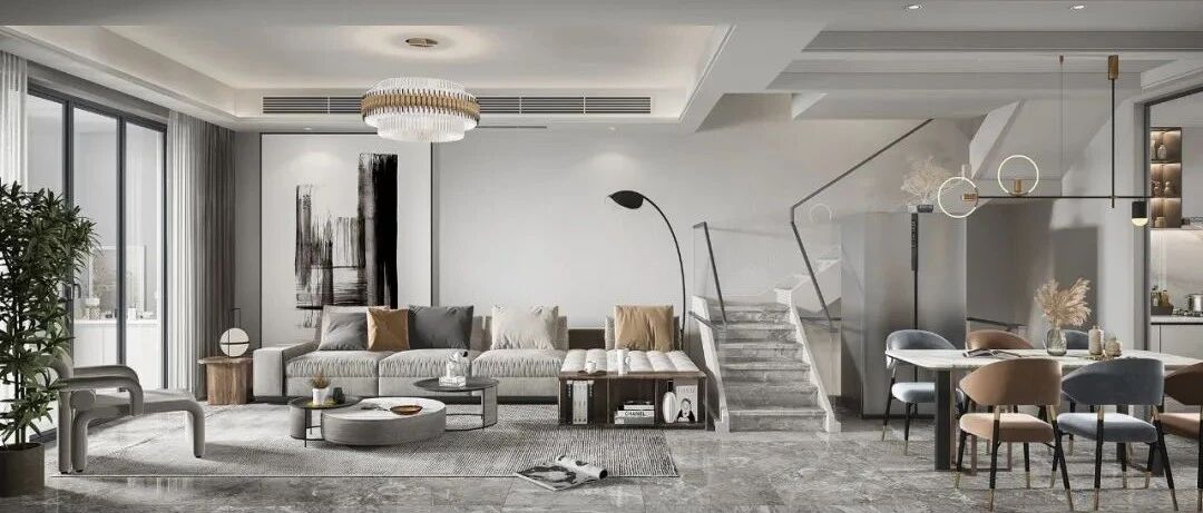 缪斯新作 | 400㎡现代美宅，暖色美学演绎家的温柔！