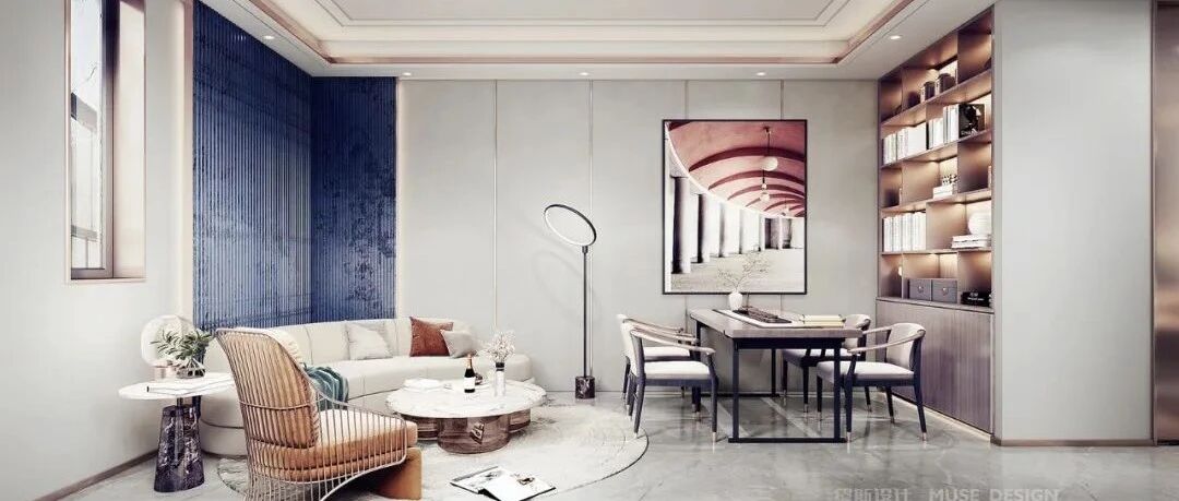 缪斯新作 | 380㎡现代轻奢，当时尚遇上生活诗意~