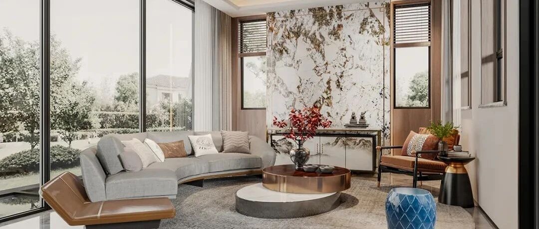 缪斯新作 | 400㎡新中式设计，时光静流的东方雅韵~