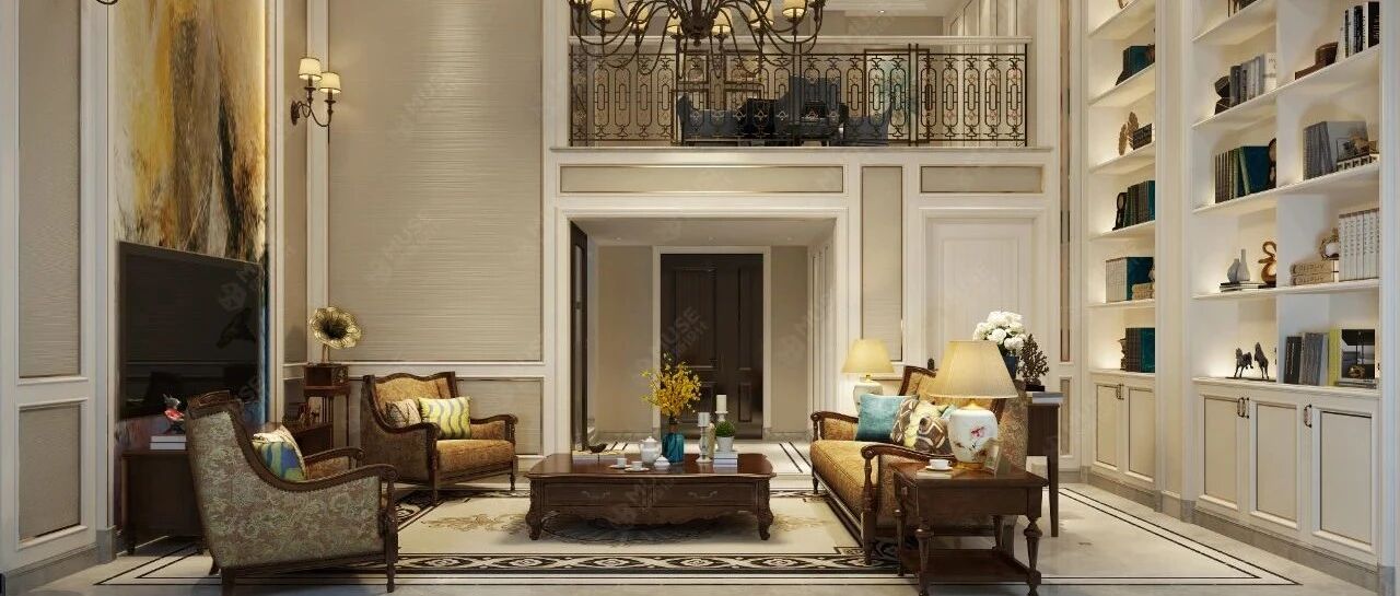 美式设计的婉约清新。