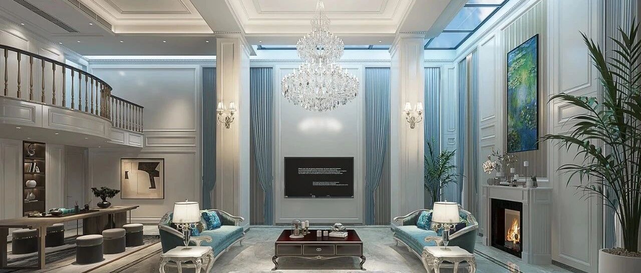 缪斯新作 | 500㎡简欧设计怦人心动的唯美典雅！