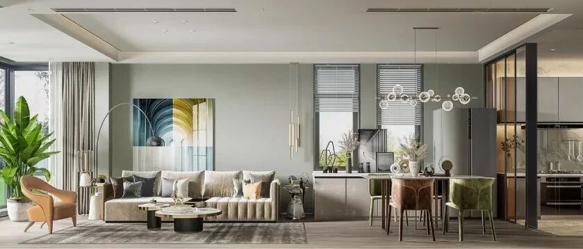 缪斯新作 | 300㎡现代清新之家，以自然构建艺术生活~