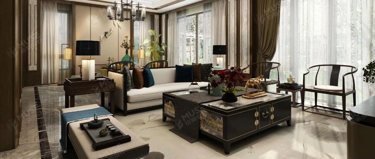 新中式设计|600㎡大繁至简的纯享雅韵。