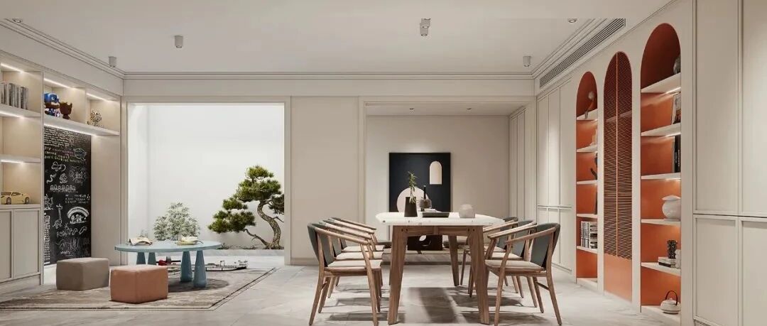 320㎡现代简约，沉淀温馨绽放生活~