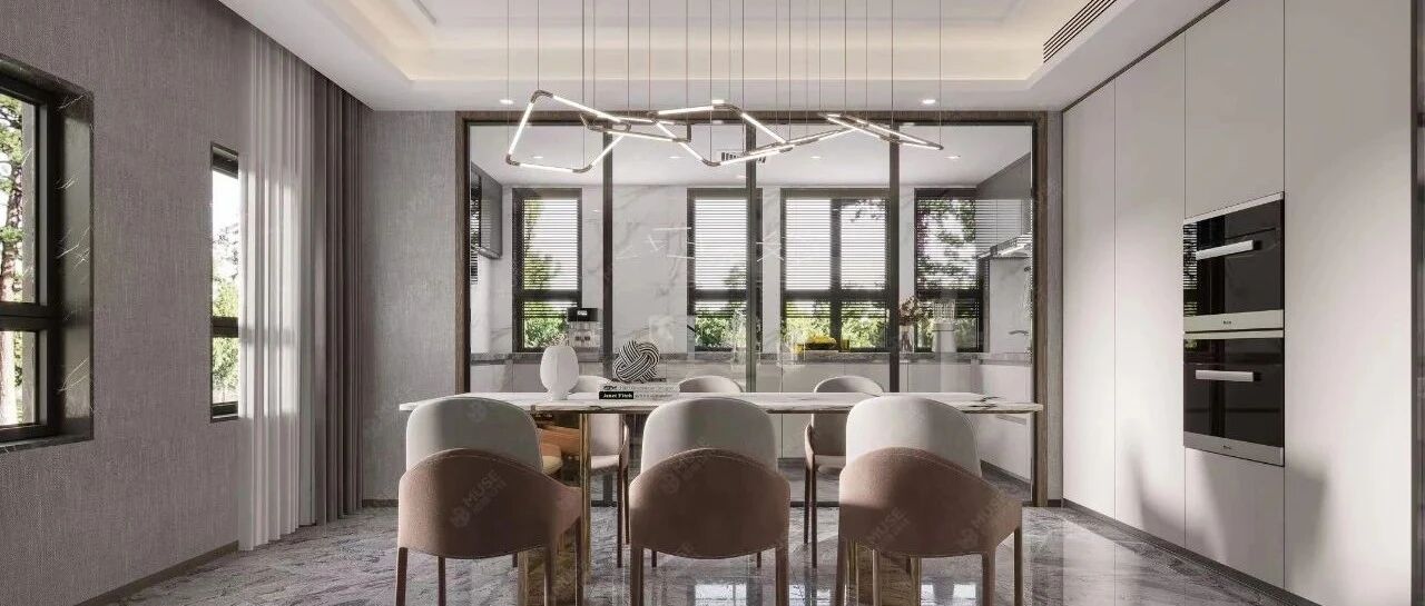 现代轻奢| 400㎡的轻奢，高级状态生活家。