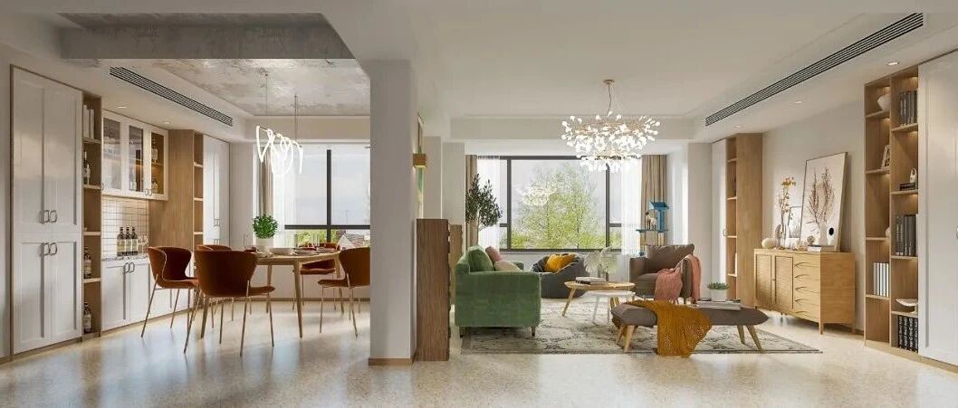 缪斯新作 | 360㎡森系美宅，清新温暖如沐春风~