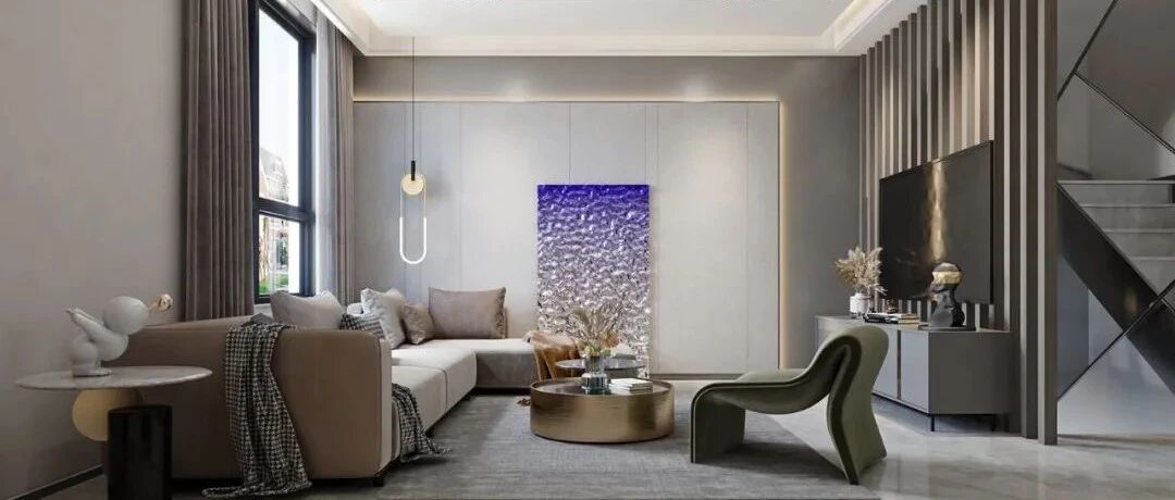 缪斯新作 | 340㎡现代轻奢，浪漫写意的理想生活~