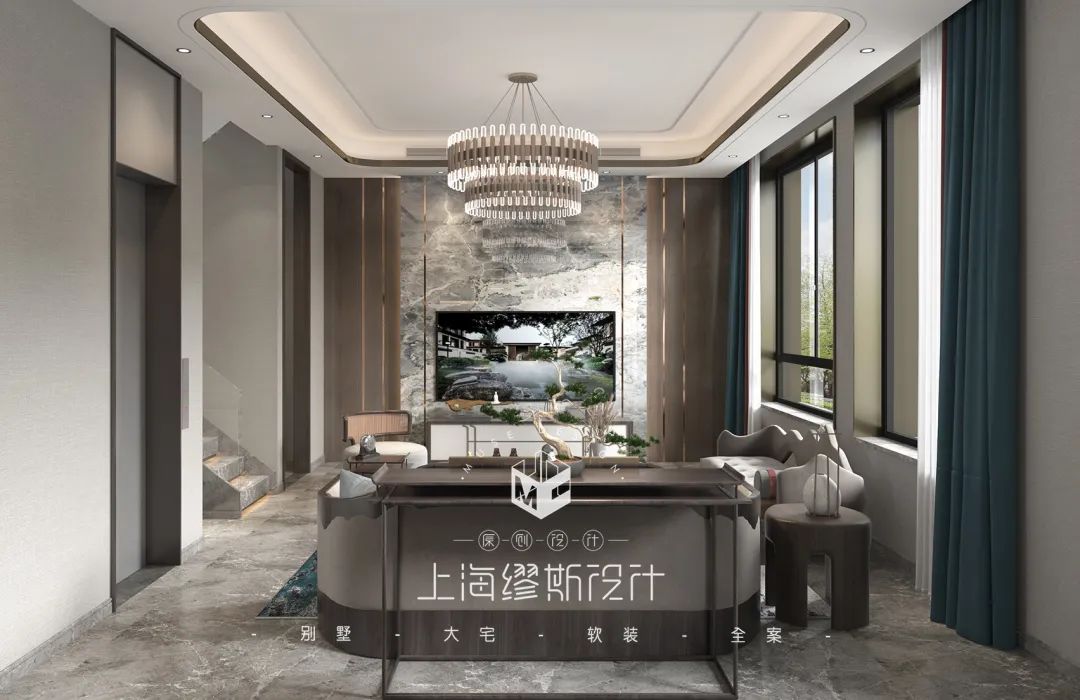 缪斯新作 | 520㎡新中式,意蕴山水的东方禅境!-微信头条网 缪斯新作 | 520㎡新中式,意蕴山水的东方禅境!