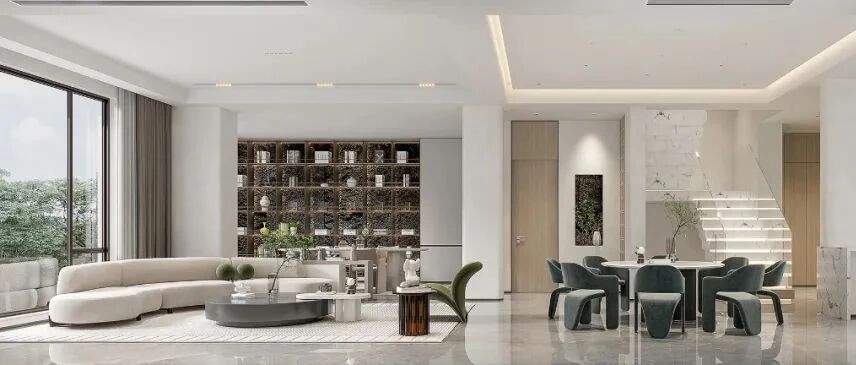 缪斯新作 | 620㎡现代风雅居，远离喧嚣回归纯粹~