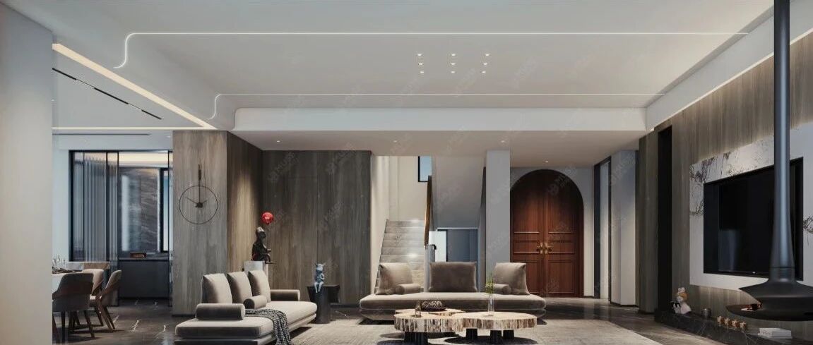 现代意式| 500㎡别墅将国际展的艺术气质都搬回家！