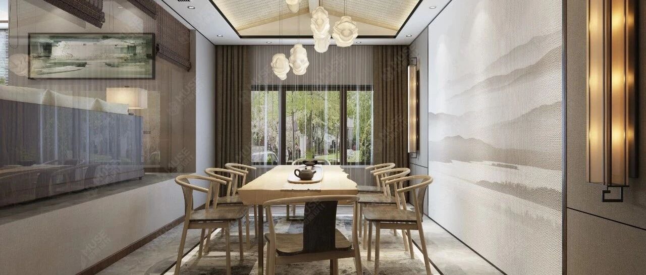 新中式设计|山川，明月不及你。