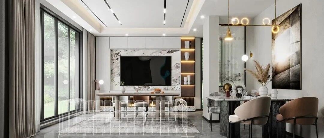 缪斯新作 | 340㎡现代轻奢，慢享时尚畅想曲~
