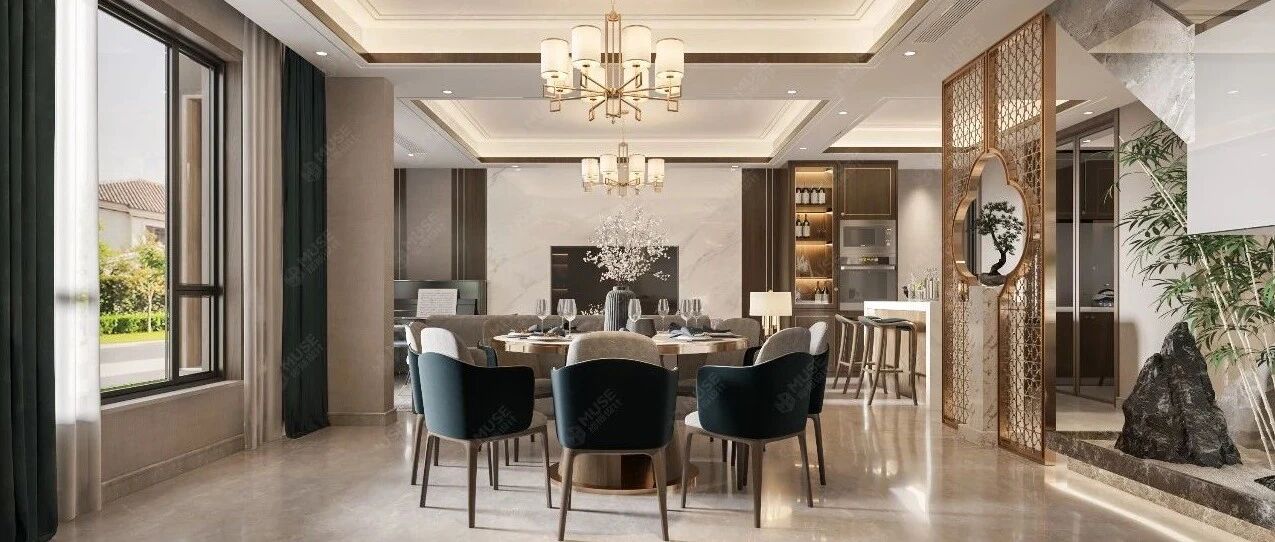 当新中式遇见轻奢。