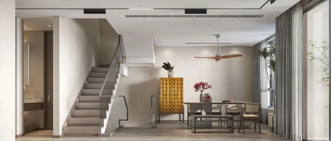 缪斯新作 | 360㎡侘寂风别墅，至简至美直撞心灵~