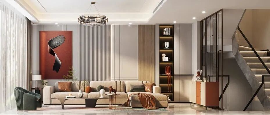 缪斯新作 | 460㎡现代风尚家，留贮美好生活印记~