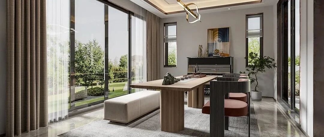 缪斯新作 | 430㎡现代简约，都市雅宅非凡气质~