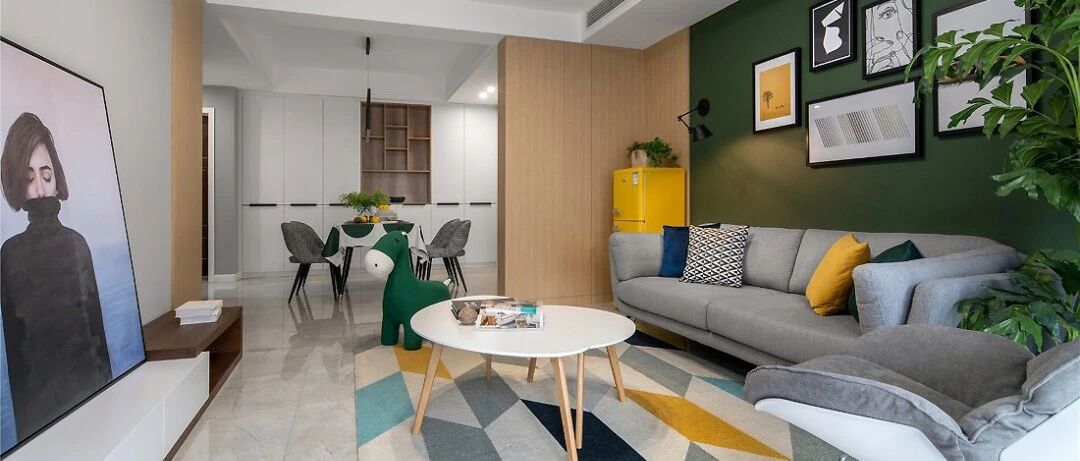 87㎡现代北欧2室2厅，颜值与格调兼备的舒适生活