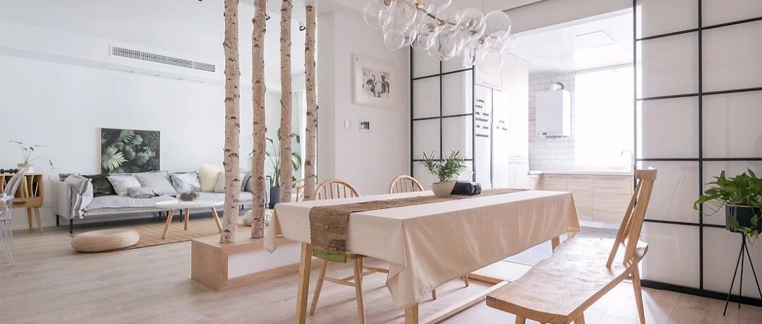 170㎡北欧宜家风4室2厅，打造清新舒适的文艺小情调