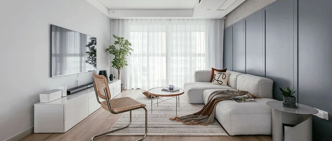 128㎡现代主义3室2厅，诠释简约纯粹的生活美学