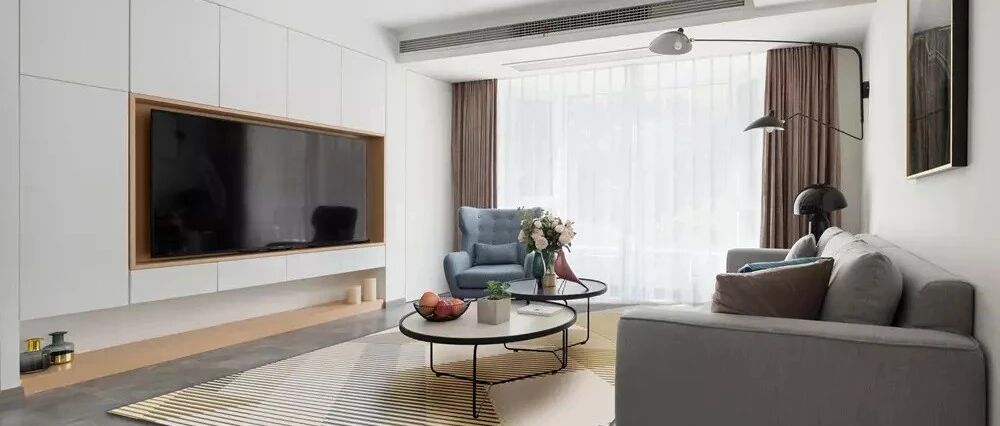 135㎡现代北欧3室2厅，清新治愈的舒适生活