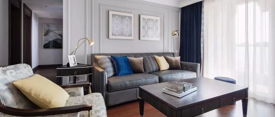 136㎡轻奢美式3室2厅，时尚精致演绎优雅品位