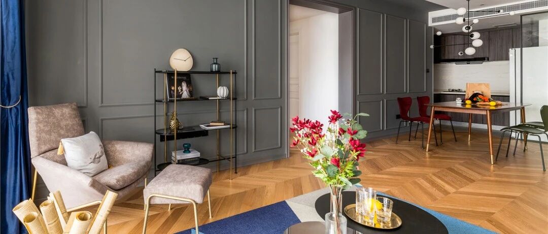 110㎡轻奢北欧3室2厅，演绎精致细腻的高级格调