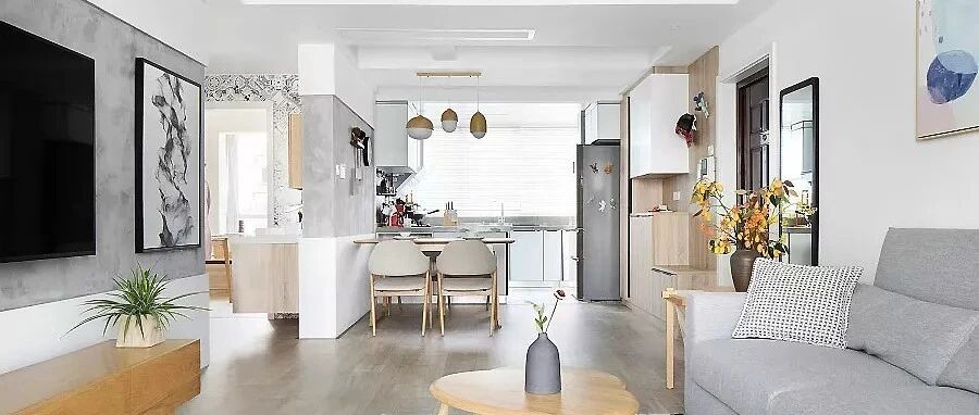 ​90㎡舒适北欧2室2厅，回归简单纯粹的生活