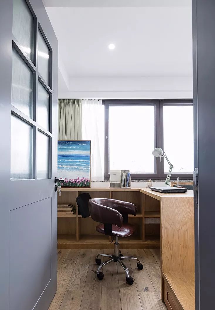 100平全屋开放式装修，视觉效果直接大了50平，榻榻米和书房简直绝配！