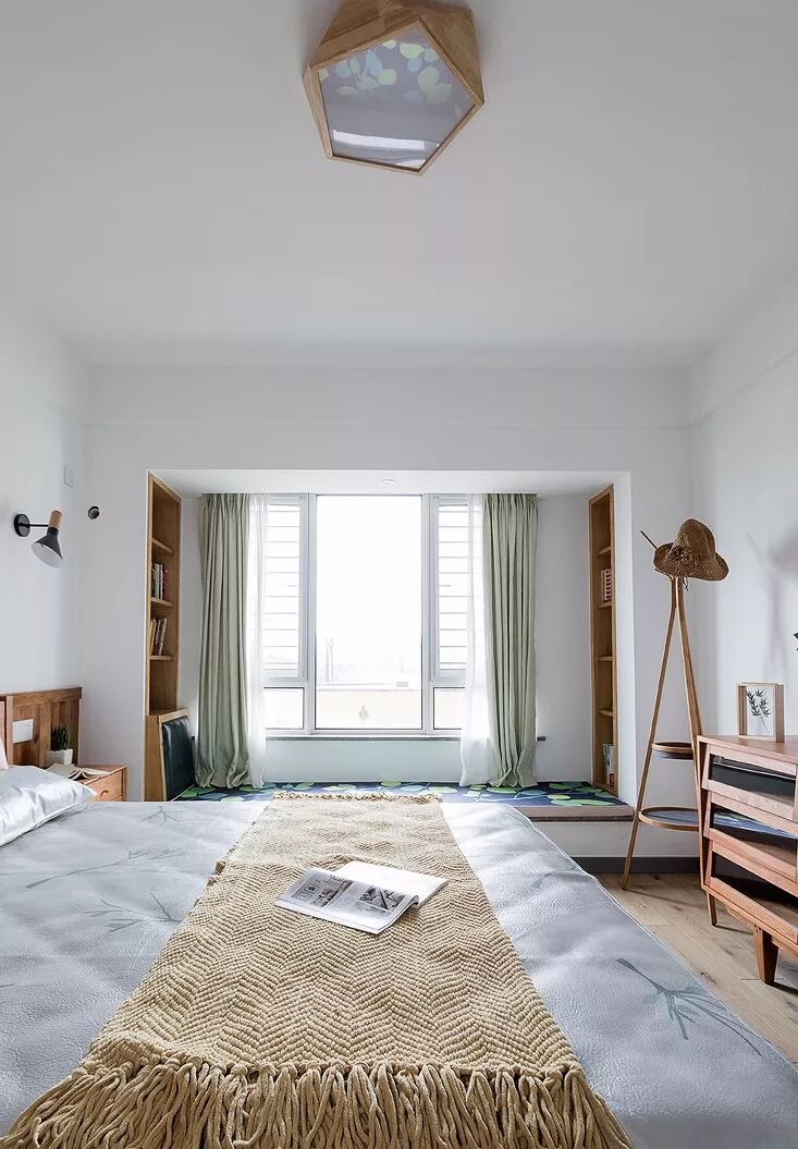 100平全屋开放式装修，视觉效果直接大了50平，榻榻米和书房简直绝配！