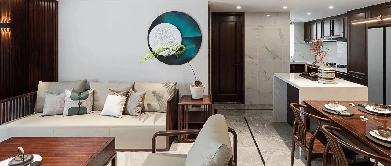 145㎡轻奢新中式3室2厅，纷繁都市中的诗意栖居