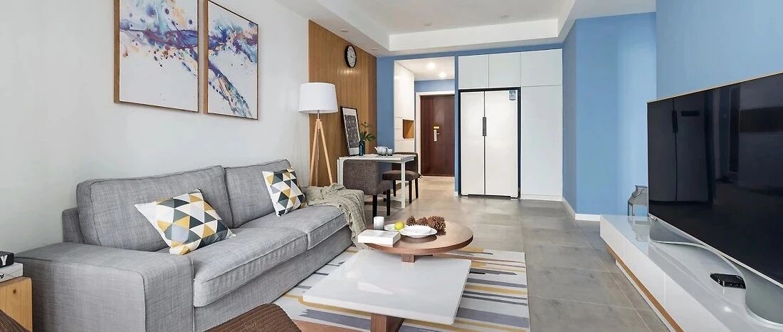 86㎡舒适北欧2室2厅，多功能书房实用性逆天！