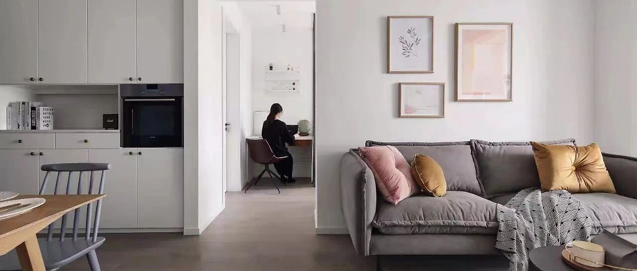 90㎡简约北欧风三居，温柔明快的舒适生活