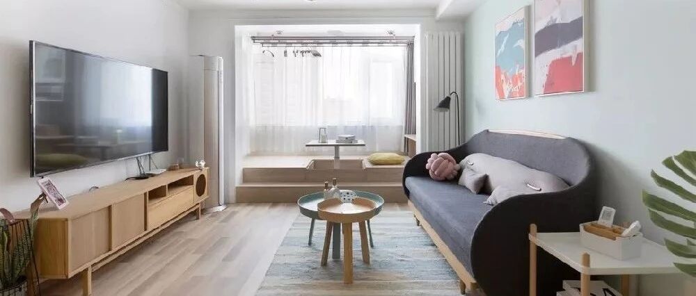 75㎡舒适北欧2室2厅，阳台榻榻米休闲兼收纳！