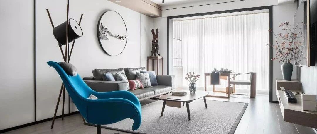 142㎡现代新中式3室2厅，彰显时光浸润的东方韵味