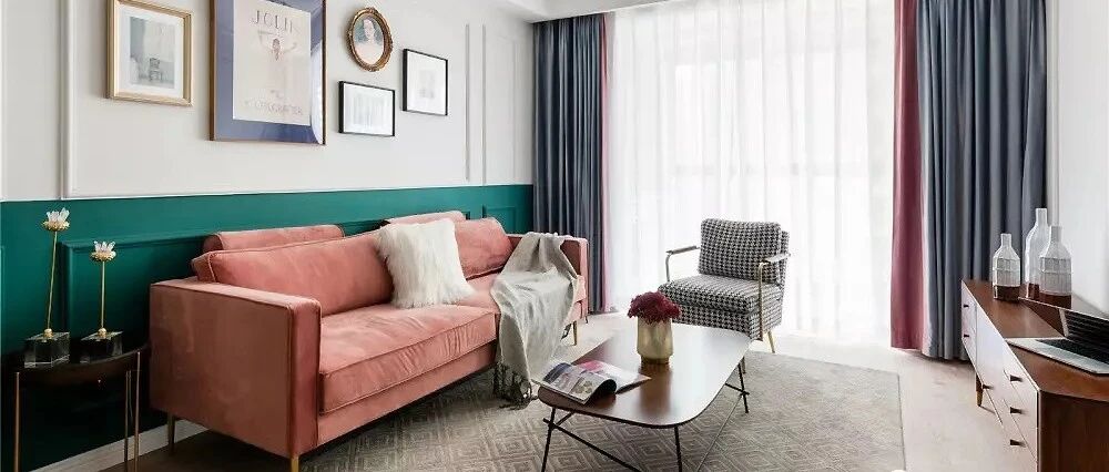 91㎡轻奢北欧2室2厅，高颜值演绎浪漫时尚主义